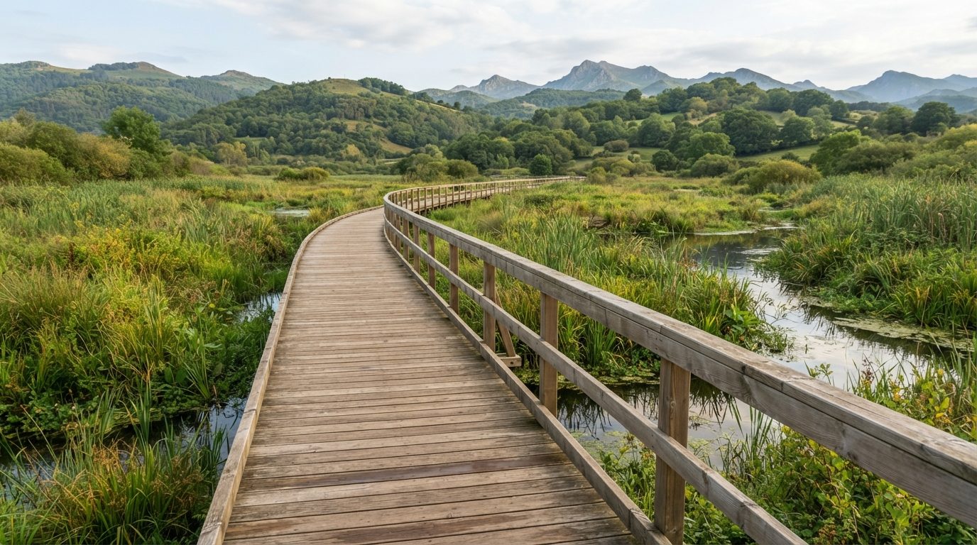 Accessible greenways in Asturias: wheelchairs and pushchairs